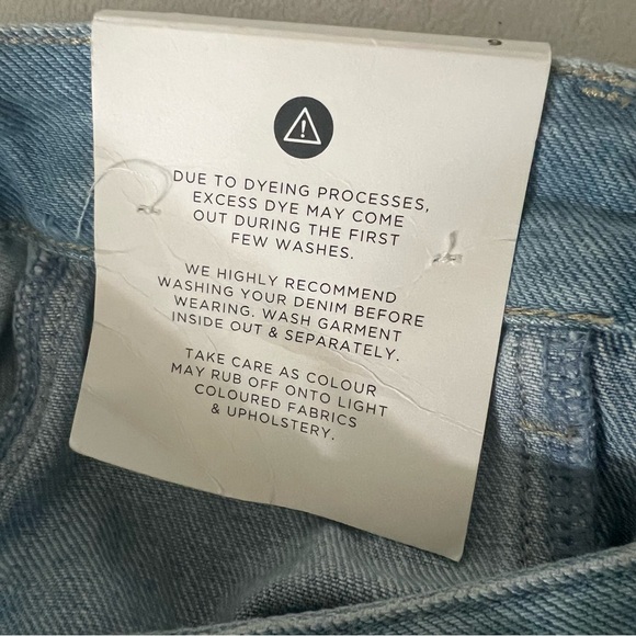 GLASSON Patchwork Mid Rise Denim Jean Sz 6 - Picture 6 of 11